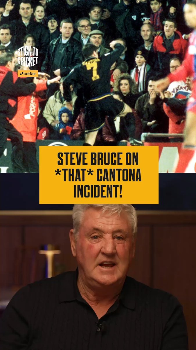 "He had to do 100 hours of community service!" 😅 When Steve Bruce told us about Cantona's kung fu kick! 🥋