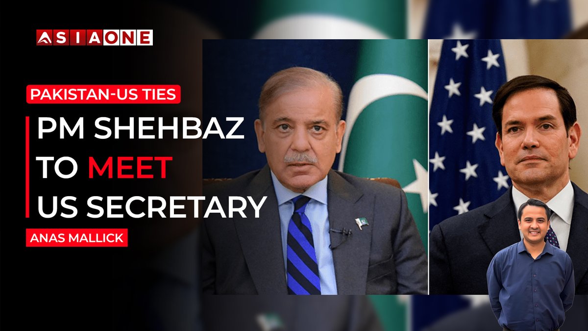 Pakistan - US all set to meet at high level/leadership level — Pakistan’s PM Shehbaz Sharif during his visit to NewYork for UNGA will meet US Sect of State and NSA @secrubio — The meeting is scheduled to take place on 22nd Sept, our ASIA ONE NEWS exclusive