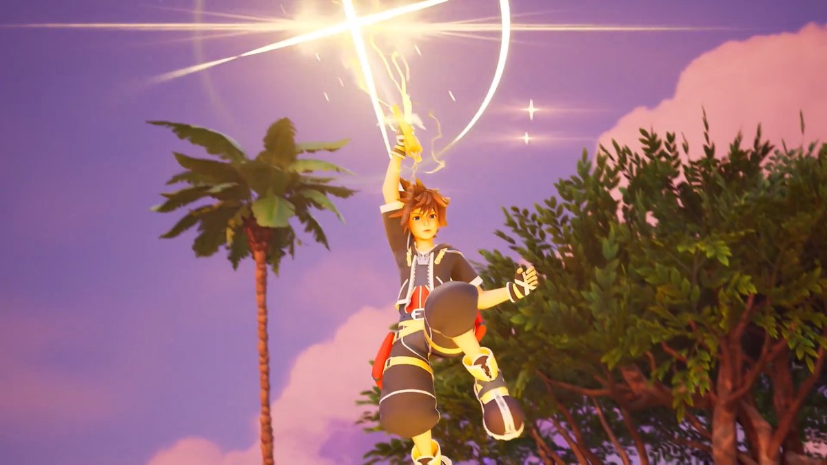 Sora drops in 🗝️ Kingdom Hearts arrives in the world of Fortnite later this week:
