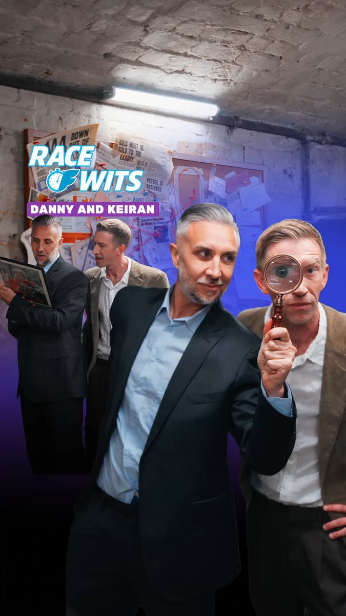 🇬🇧 See if Keiran Lee & Danny D can solve this cheeky little mystery... Watch #RaceOfWits FREE: