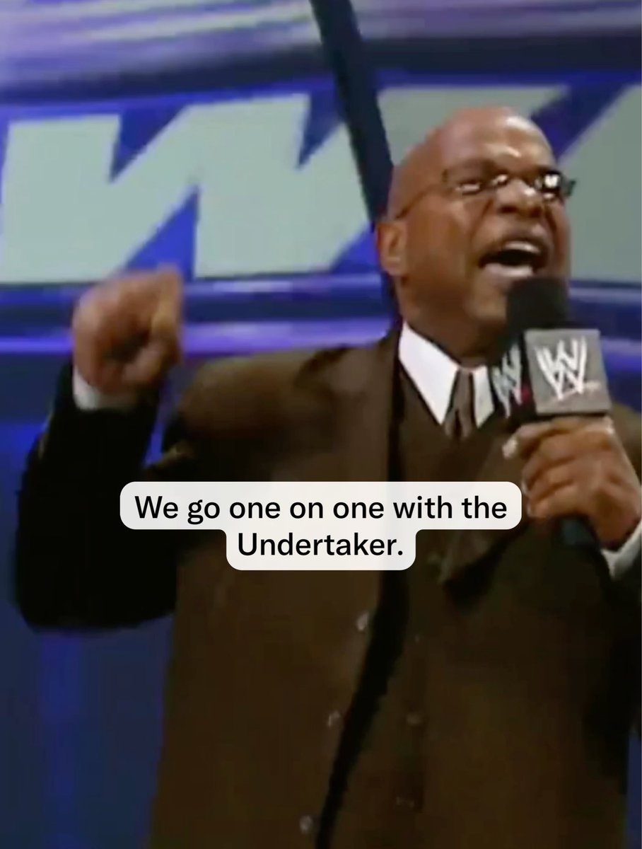 The legendary and one of the greatest GMs in Smackdown history, Teddy Long turns 79 years old today. In honor of his birthday here’s all the times he put somebody against The Undertaker LMFAOOOOOOOOO 💀