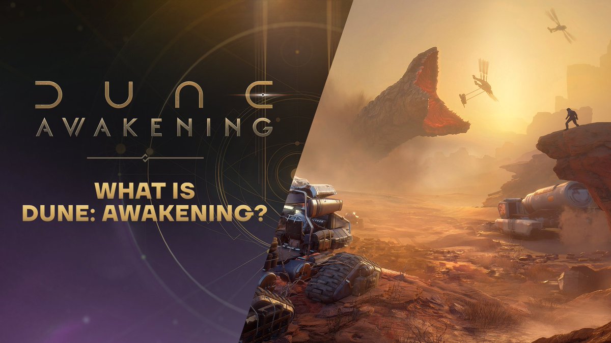 Survive Arrakis and master the desert. Dune: Awakening is an open-world survival game where you can pilot ornithopters, dodge sandworms, and fight for spice alone or with friends! Full console release coming soon on September 22nd: