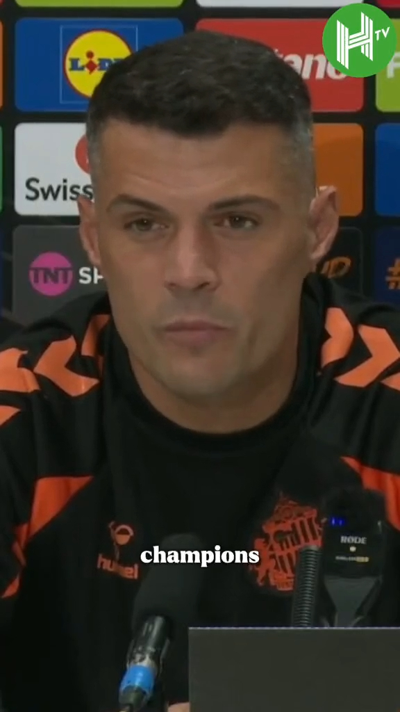 Granit Xhaka: "It's not a surprise that Arsenal are the champions of the Premier League." 🏆