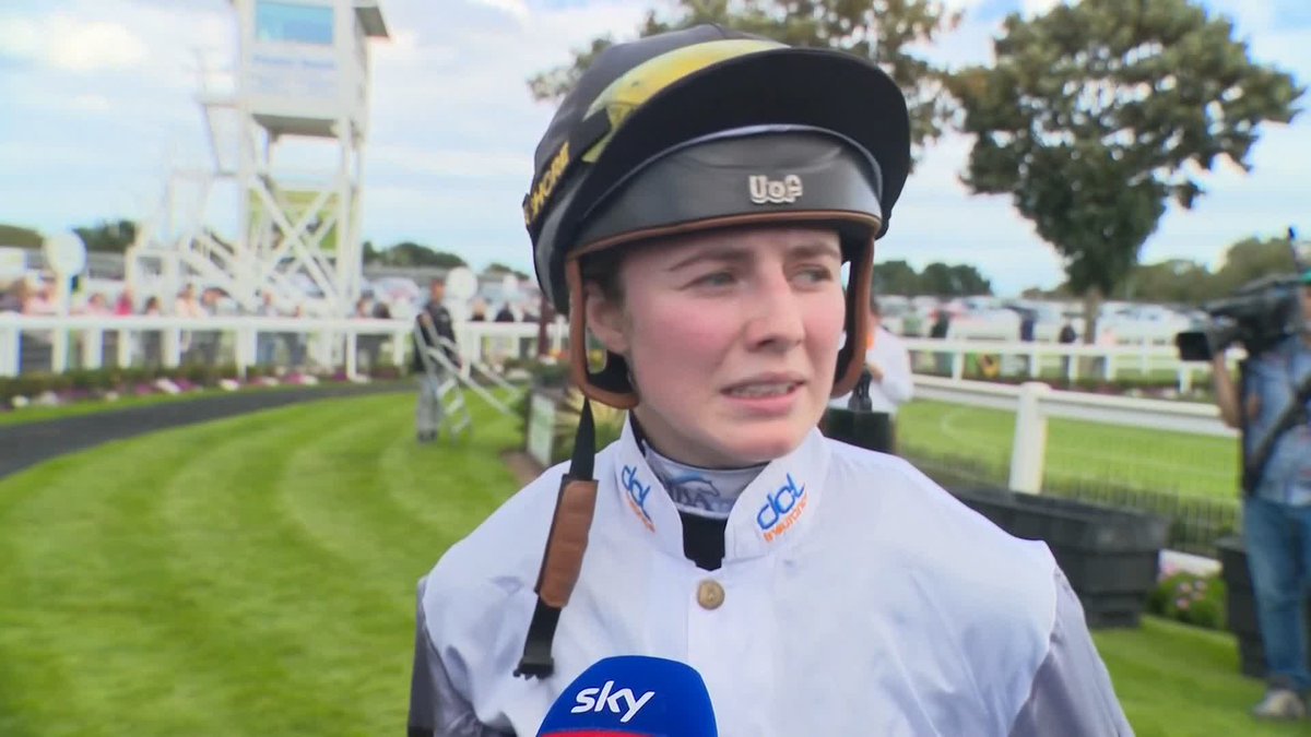 "I don't think I've ever ridden a two-year-old with such a good mind on him!" High praise for Bad Dreams from saffie osborne...