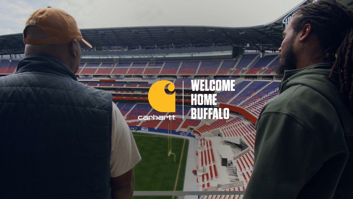 A Buffalo legend. A hardworking crew. A new home. Former Bills RB Thurman Thomas and his team at 34 Group put in hard work behind the new stadium, all while geared up in Carhartt.