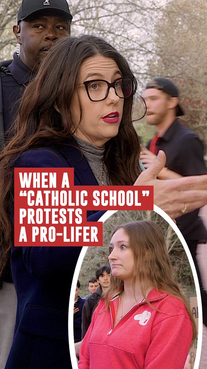 Gonzaga University, a “Catholic” college, tried to shut us out because they’re scared of the truth about abortion. I was banned from tabling. The administration prevented students from coming inside to ask questions. “Catholic” student protestors demanded the Church bend to abortion. This indoctrination is happening on college campuses across America, including at “Catholic” schools. Let’s be clear: you cannot be Catholic and support abortion. The backlash I faced here is in direct contradiction to the Church. I’m not going anywhere.