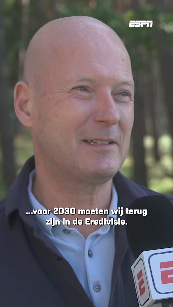 Keert Vitesse voor 2030 terug in de Eredivisie? 🤔📈 Als het aan algemeen directeur Willem van der Linden en trainer Rüdiger Rehm ligt wel 😁 🔗