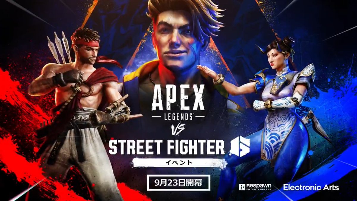 『Apex Legends』で『ストリートファイター6』コラボ開催! 開催期間は9月23日(水)から10月13日(火)まで。リュウ、春麗、キャミィ、豪鬼、ダルシム、ルークのレジェンドスキンや、武器スキンが登場。波動拳も撃てるようになる!? PS Storeはこちら⇒