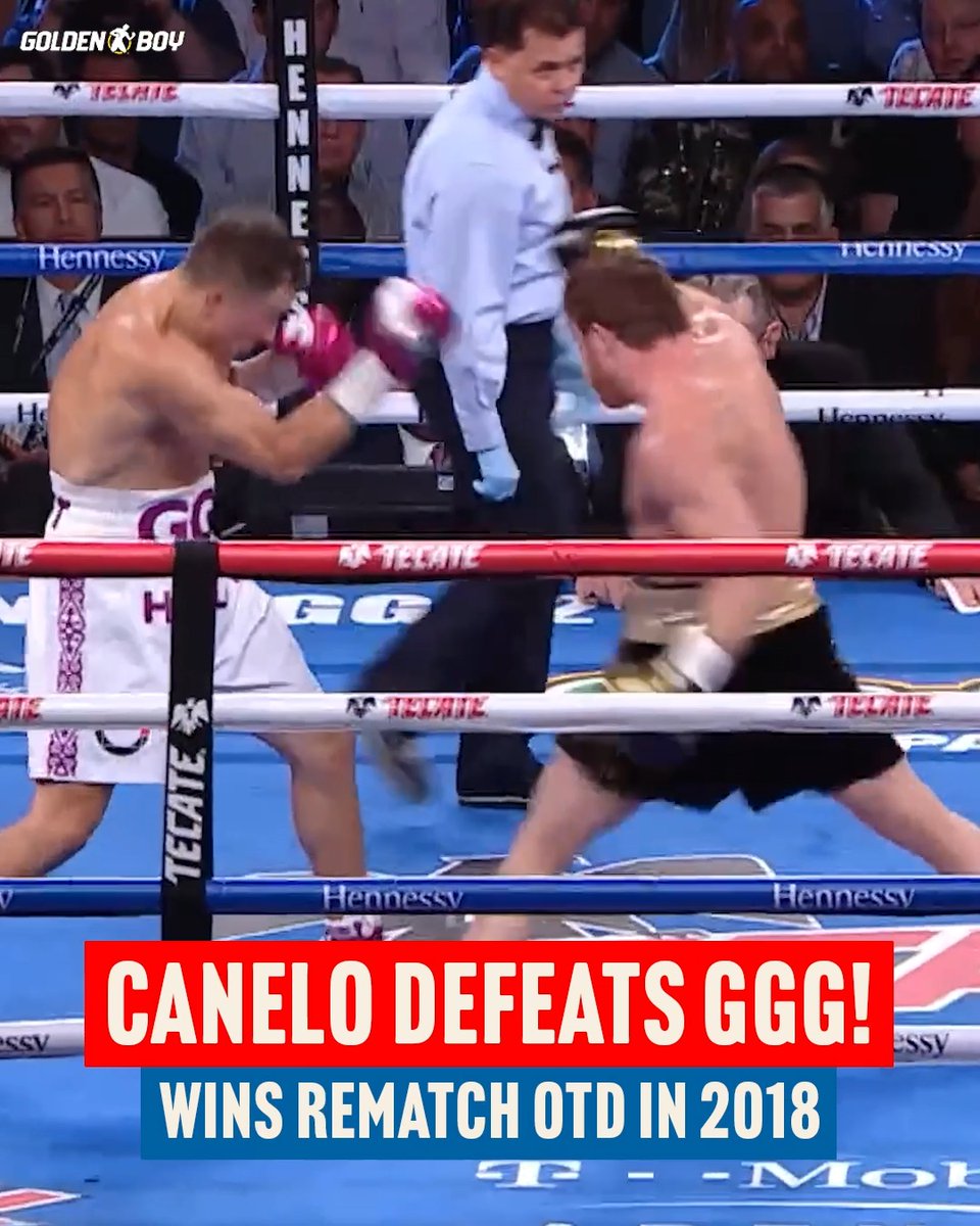 🗓️ Eight years ago today, Canelo Alvarez became Ring and unified middleweight world champion as he defeated Gennady 'GGG' Golovkin in their highly-anticipated rematch 🔥 #CaneloMbilli | Live on DAZN 📺