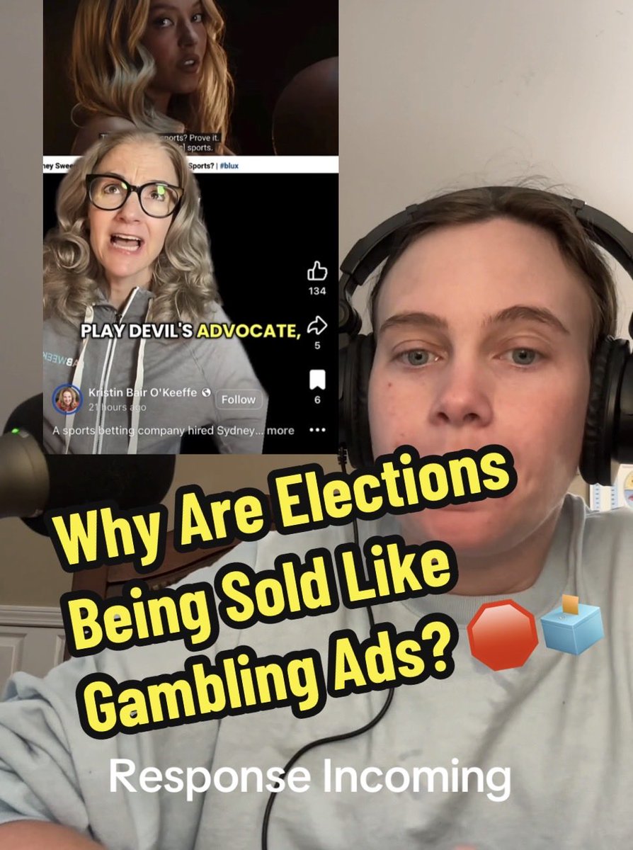 If you don't know me yet, my name is Nicole. My goal is to give you facts so you can recognize the tactics being used to manipulate our culture. A recent progressive recruitment campaign used suggestive "thirst traps" to find local election workers. When we look at the facts, it uses the exact same attention-grabbing strategies as Sydney Sweeney’s controversial sports-betting ad. While a private company can market how they want, our sacred civic duties shouldn't be treated like a casual internet joke. Let's look at the double standards and what it means for our communities. Drop your thoughts in the comments. #CultureShift #MediaLiteracy #ProtectOurElections