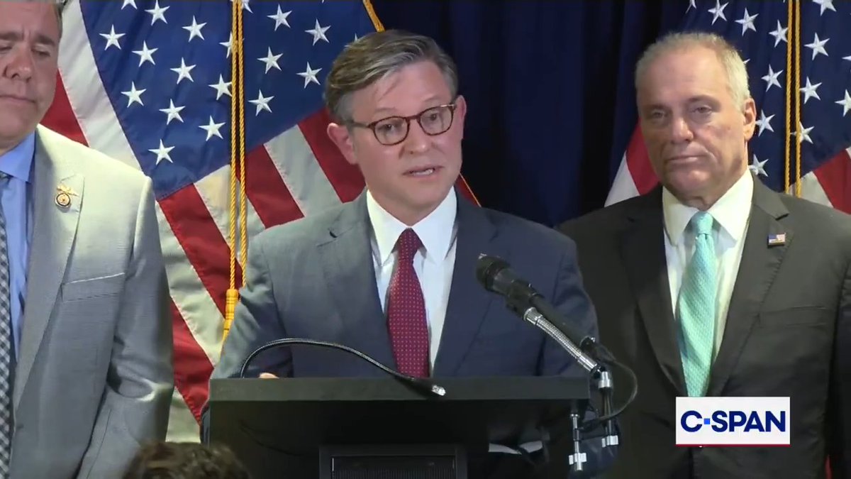 Speaker Mike Johnson on AI regulation: "We cannot have a moratorium on the development of AI because then we will lose our edge to China, and that has serious national security implications for every American family."