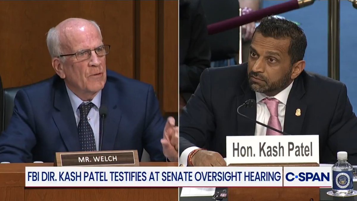 Kash Patel says FBI will have a presence at elections: Senator Peter Welch (D-VT): "Do you pledge that you will not in any way interfere in the will of American people when they go to the polls?" Patel: "I pledge unequivocally that I will not participate in your charade of lies."