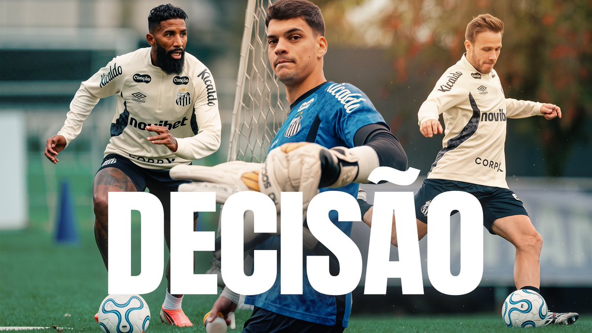 O último treino do Peixão antes do jogo decisivo em Belo Horizonte. Vai pra cima deles, Santos! ⚪⚫