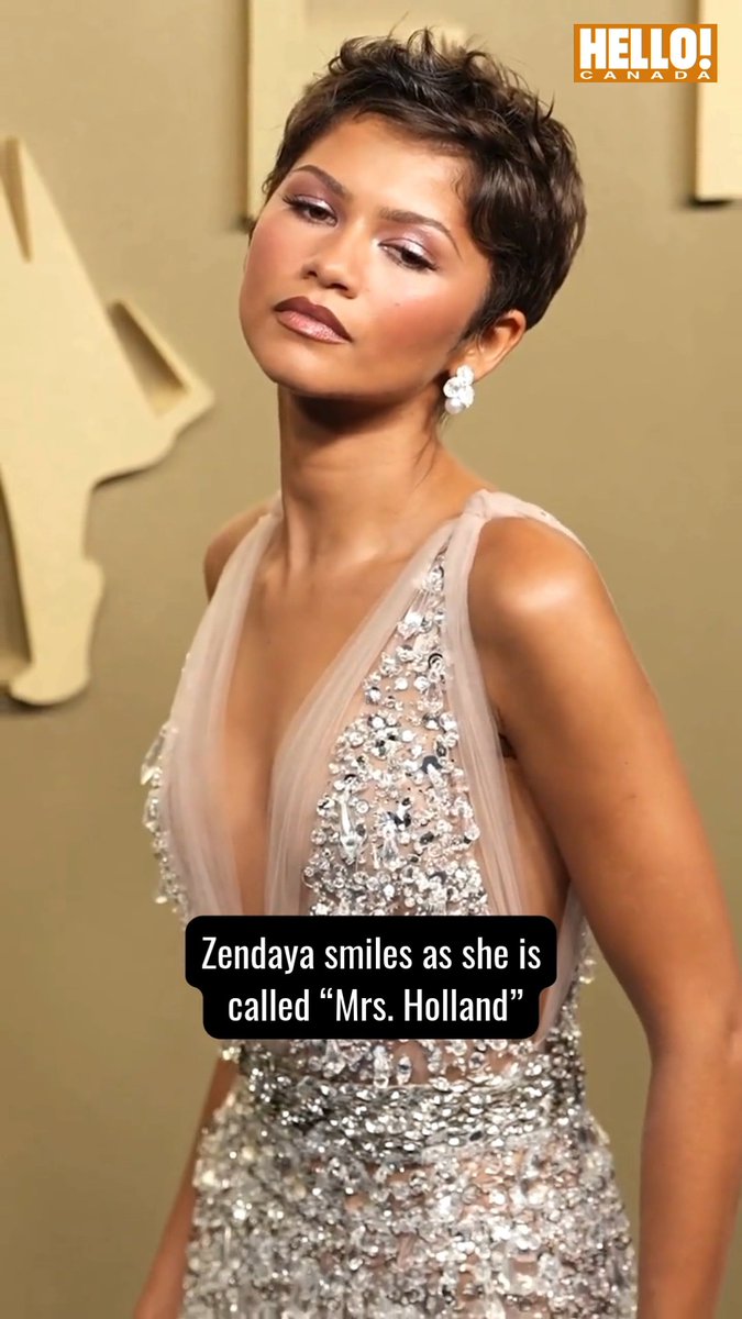 Zendaya reacted in the cutest way to being called "Mrs. Holland" 🥰 As the actress, 30, was posing on the Emmys red carpet, a photographed called her by the sweet title, causing her to break out in a smile ❤️ It's safe to say Tom and Zendaya are loving newlywed life 💫 📽️ : Getty #zendaya #tomholland #tomhollandandzendaya #emmys