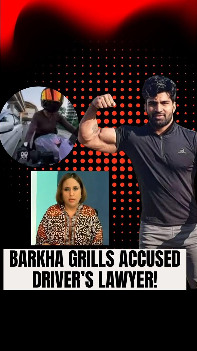 Shocking Victim Shaming by Naveen Bainsla, lawyer of Kalyan Bainsla, the man who rammed his car into a female biker, unable to answer my most basic question- if his client/"brother" is “innocent” as is being claimed by them; why did Kalyan flee the scene of the crime ? Nor could he explain why Kalyan tried to flee from police custody a second time , before being arrested in Rajasthan and charged with attempted murder If this is how lawyers talk no wonder that women think 100 times before filing FIRs and fighting legally. Simply appalling. Full coverage Mojo Story- and my full grilling interview of the lawyer here