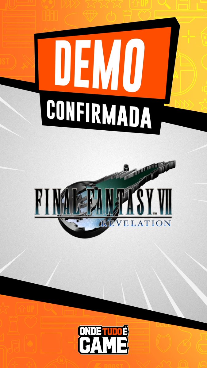 A jornada continua antes de todo mundo! FINAL FANTASY VII REVELATION não será lançado durante a feira, mas você vai poder JOGAR ANTES na #BGS26! ⚔️ 🔥 🚀 Se você é fã da franquia e não aguenta mais esperar pelos próximos capítulos, desbloqueie essa nova fase inédita no lugar onde tudo é game! Jogue a demo de FINAL FANTASY VII REVELATION na BGS 2026 antes que o jogo chegue às lojas. 🎟️ Garanta seu ingresso da BGS26 agora mesmo! #BGS26 #BrasilGameShow #OndeTudoÉGame #FinalFantasyVIIRevelation #SquareEnixNaBGS