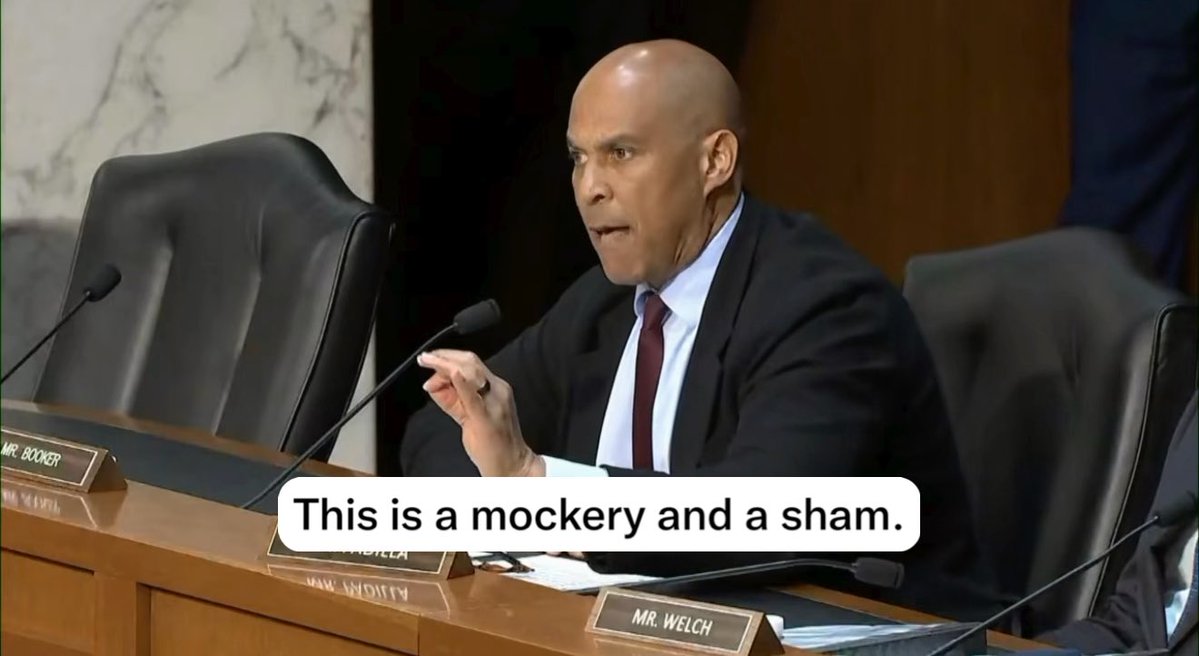 This is a MUST watch: Here is Cory Booker’s closing remarks about Kash Patel.