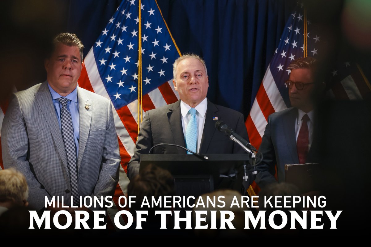 TENS of MILLIONS of Americans are keeping more of their hard-earned money thanks to the Working Families Tax Cuts. But Democrats want to TAKE IT AWAY. Why? Because they want YOUR money in DC to fund their radical socialist agenda.