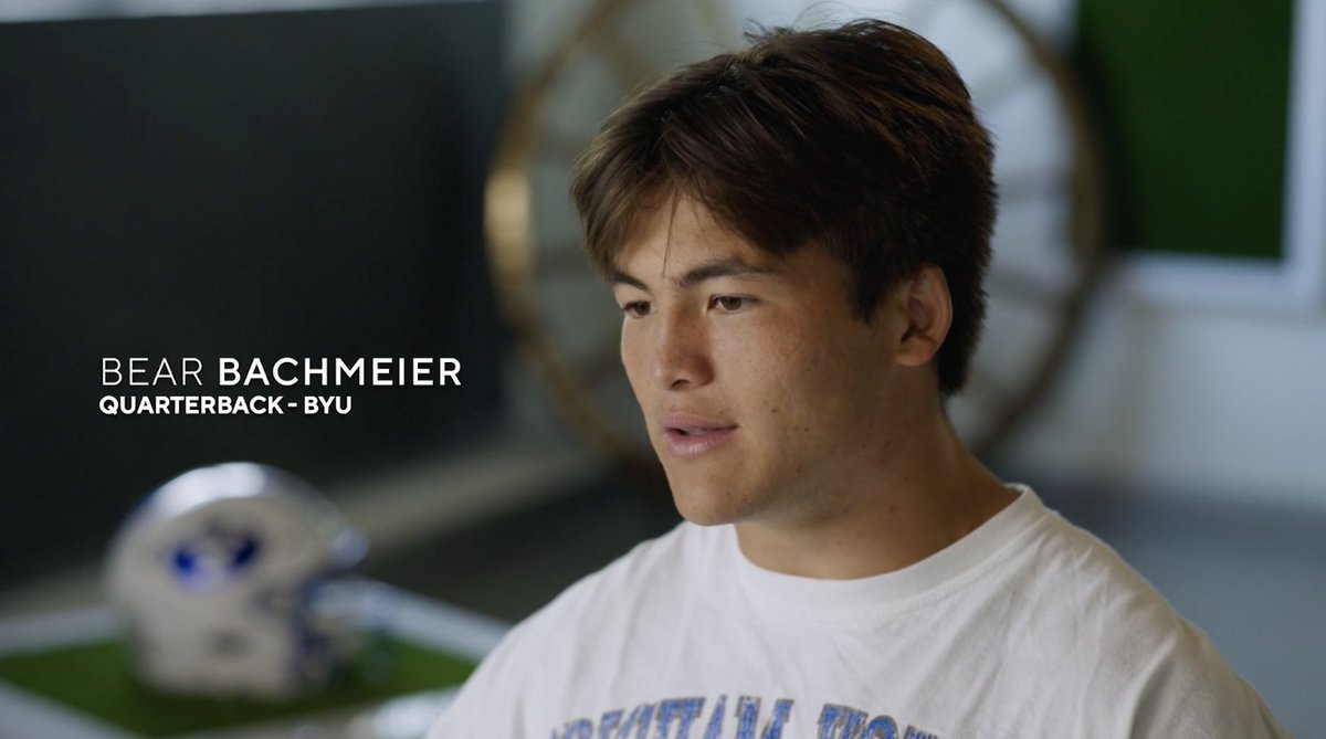 From his name to his number, there are many unique facets to Bear Bachmeier. After growing up in a football family, Bear and his brother Tiger Bachmeier are now teammates at @BYUFootball #feature
