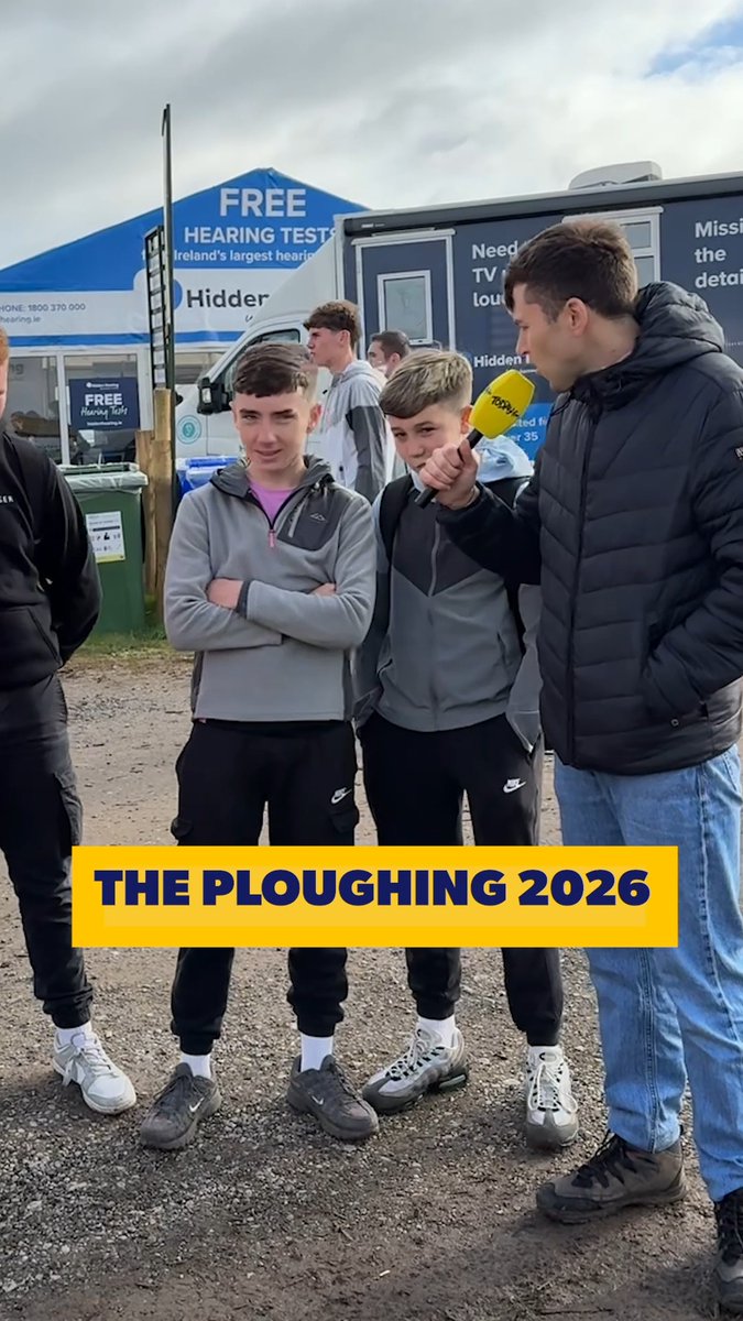 Plenty of different reasons why people are down at the Ploughing this yearโฆ ๐๐ #Ploughing2026 #NationalPloughingChampionships