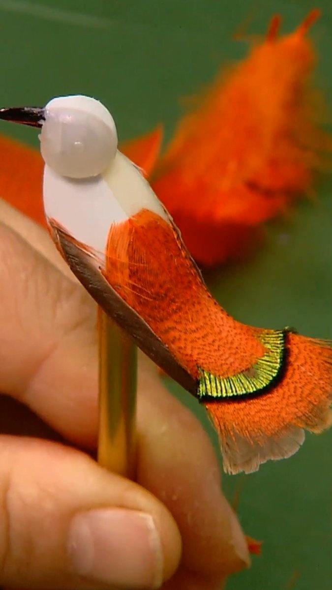 Is that a real bird tail...? 🦜 #howitsmade