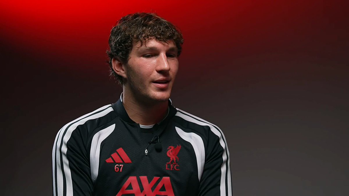 "It's a really nice feeling for the fans because ultimately I'm one of them" 🔴 Lewis Koumas on what it means being a local lad playing for Liverpool ✨
