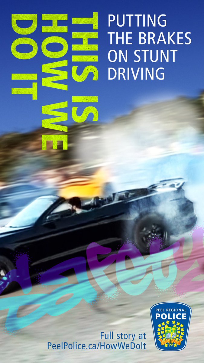 What may seem like a few moments of fun can have serious consequences. Stunt driving and donuts in public spaces are not just disruptive, but dangerous for pedestrians, businesses, and other road users. After receiving reports of stunt driving at a local plaza, officers responded, and the vehicle was towed. Our message is simple: If you choose to spin, be prepared to lose your ride. Respect the road. Respect the community. Choose safety over stunts because everyone deserves to get home safely. This is how we do it. To learn more about this story ➡️