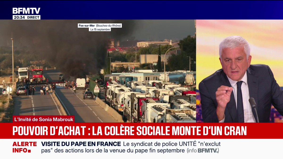 Hausse des carburants: la France "n'a plus un rond", déplore Hervé Morin, ancien ministre de la Défense