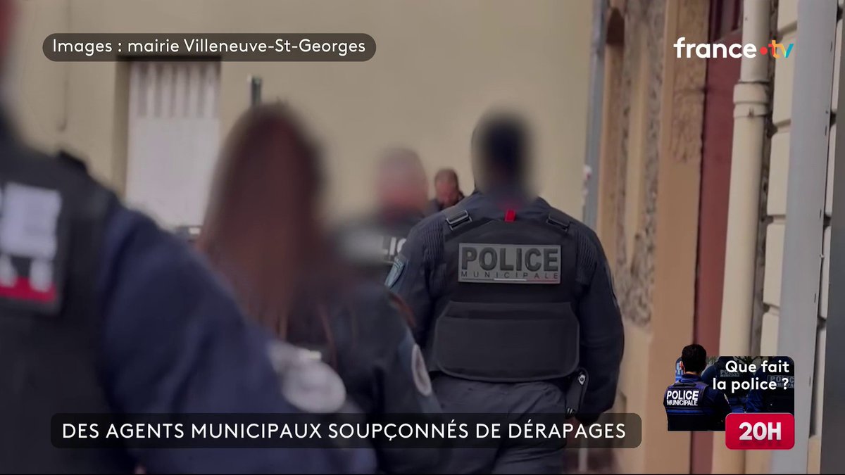 🔴👮 ENQUÊTE #JT20h : les policiers municipaux de Villeneuve-Saint-Georges dans le Val-de-Marne soupçonnés de dérapages. Sept agents sont poursuivis pour violences aggravées.