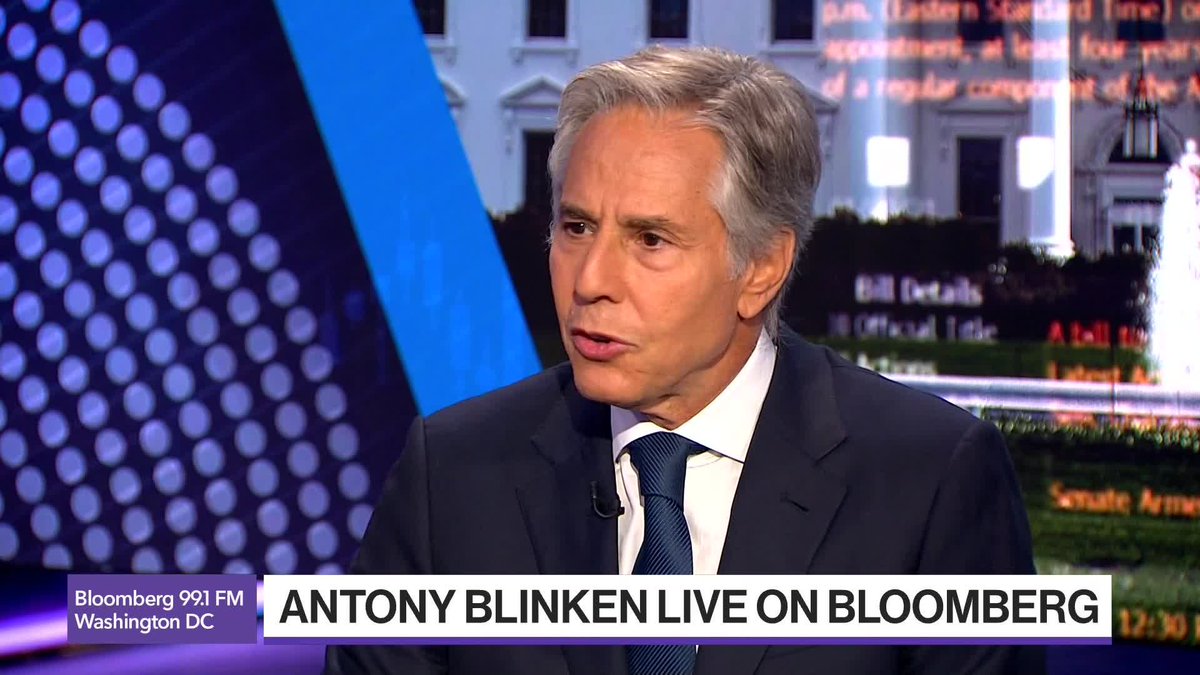 Former Secretary of State Antony Blinken remarks on AI policy: "This is like the wizard is telling you something is rotten in Oz"