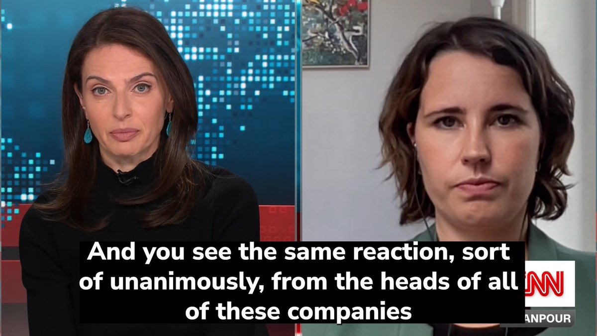 .Helen Toner joined CNN to discuss industry leaders’ takes on the pacing of #AI development.