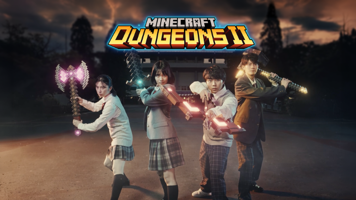 🗣️ CALLING ALL HEROES. A Creeper is descending upon Tokyo! Join the Blue Creeper Battle online in Minecraft, or in person at Tokyo Game Show on September 17: