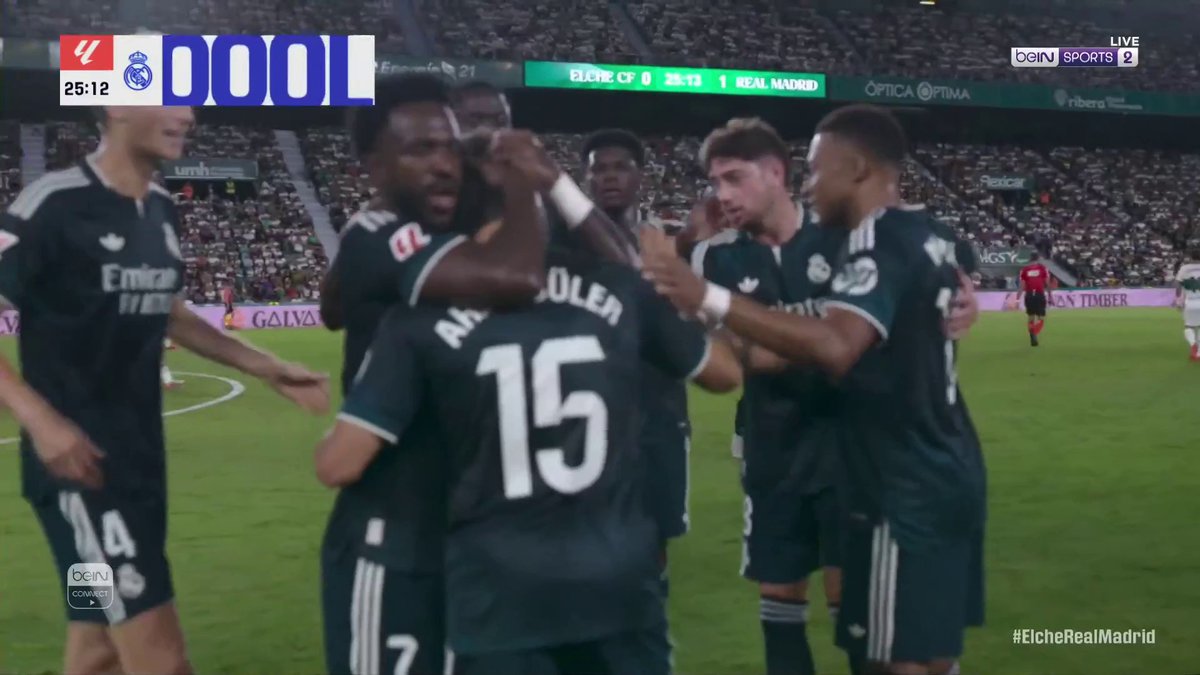 أردا غولر يفتتح التسجيل لريال مدريد من كرة ثابتة رائعة #الدوري_الإسباني