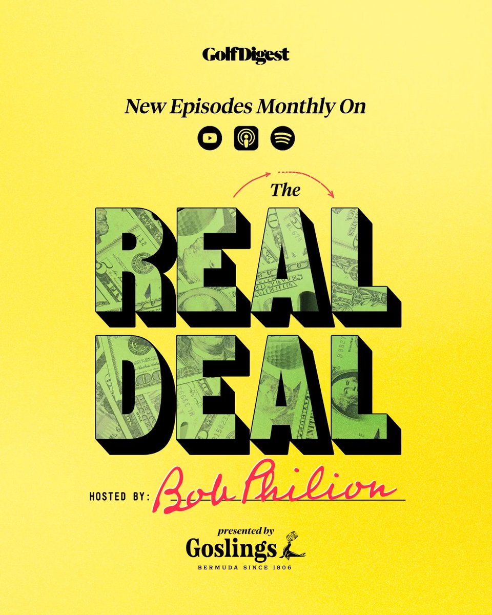Talking about the game behind the game. 💰 Welcome to The Real Deal with Bob Philion, a new Golf Digest podcast exploring the deals, decisions, and relationships shaping the business of golf. Presented by Goslings Rum: