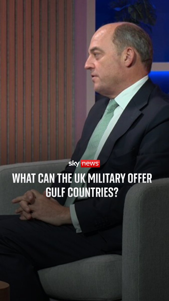 Former defence secretary Ben Wallace tells Sky's Deborah Haynes the UK could boost Gulf defences by deploying Type 45 warships and sharing intelligence. 🔗 Paid subscription required for full access. UK only. 18+. T&Cs apply.