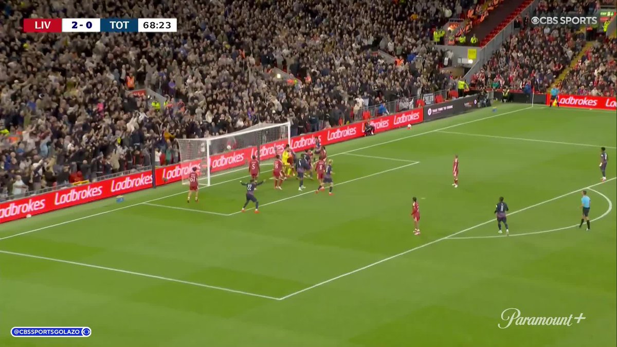 Spurs 𝐟𝐢𝐧𝐚𝐥𝐥𝐲 score a goal vs. a Premier League side this season 🙃 (via CBS Sports Golazo ⚽️)