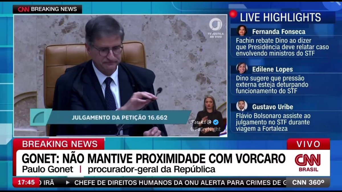 Ouvir o Gilmar M. falando que o Mendonça é um sujeito com espírito policialesco tendo ao seu lado o imperador e sabendo de tudo que ele fez é nauseante. Mendonça perde a paciência com razão. Não quero misturar esse assunto com eleição, mas é impossível diante do que estamos vendo. Dino é tão demoníaco e pode ser pior que o próprio imperador. Votem. O lula não pode vencer essa eleição.
