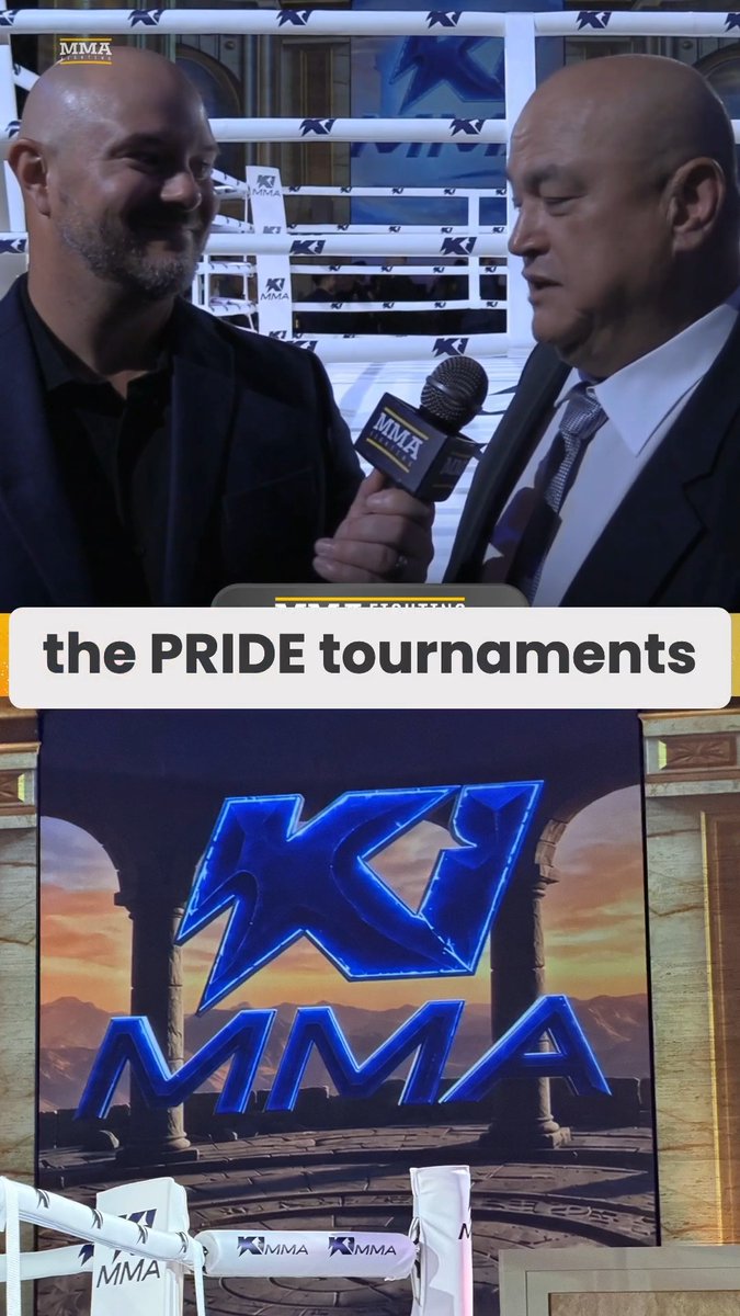 So why is Scott Coker bringing back the Grand Prix to KI MMA? "When have you ever known any of my tournaments to be boring? When have you seen a Pride tournament be boring? When have you ever seen a K-1 tournament be boring?" (🎥: @mikeHeck_JR)
