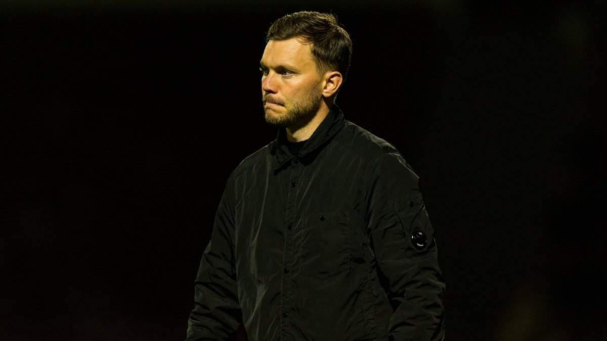 The manager reacts to a heavy defeat to Aberdeen at home.