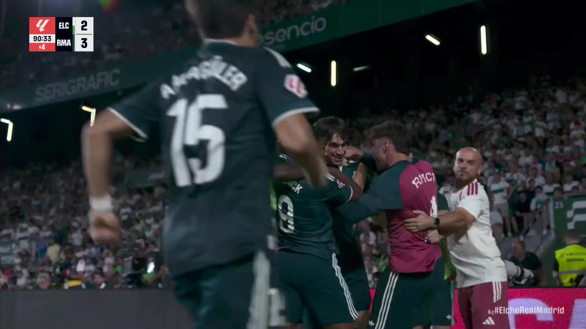 JUDE BELLINGHAM TO MBAPPE TO CARLOS ESPI TO WIN IT! A game-winning goal started off with insane skill from Jude 👏