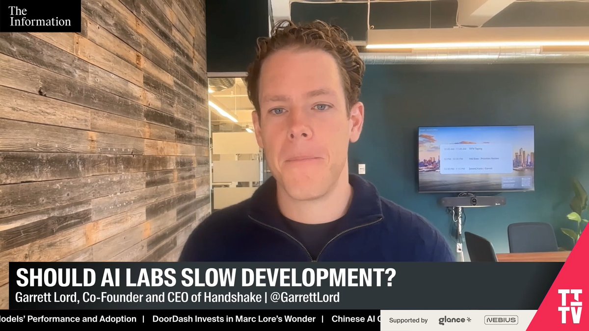 AI’s impact on white-collar work is being overstated, Handshake CEO Garrett Lord says. "These are helpful copilots, but they're not actually able to do the jobs of humans."
