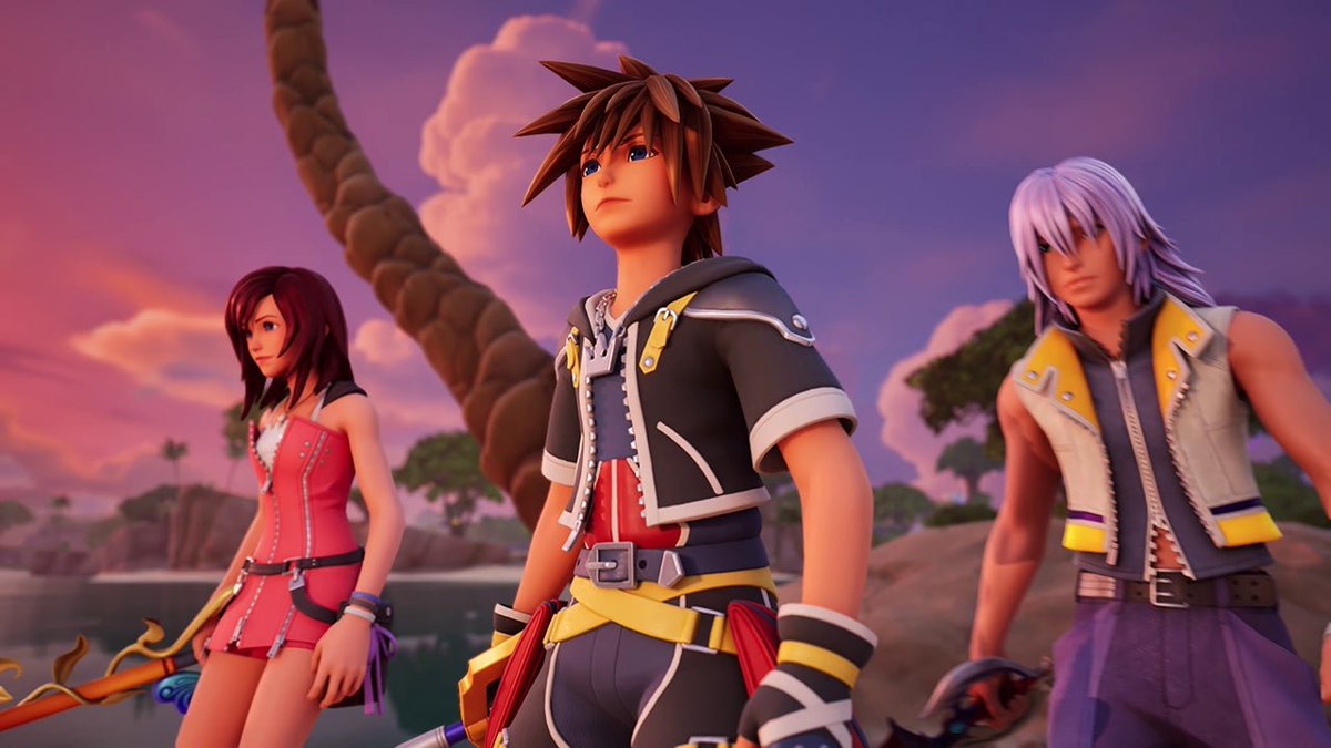 Sora, Kairi, Riku, and Roxas arrive in Fortnite this week! Check out the latest trailer: