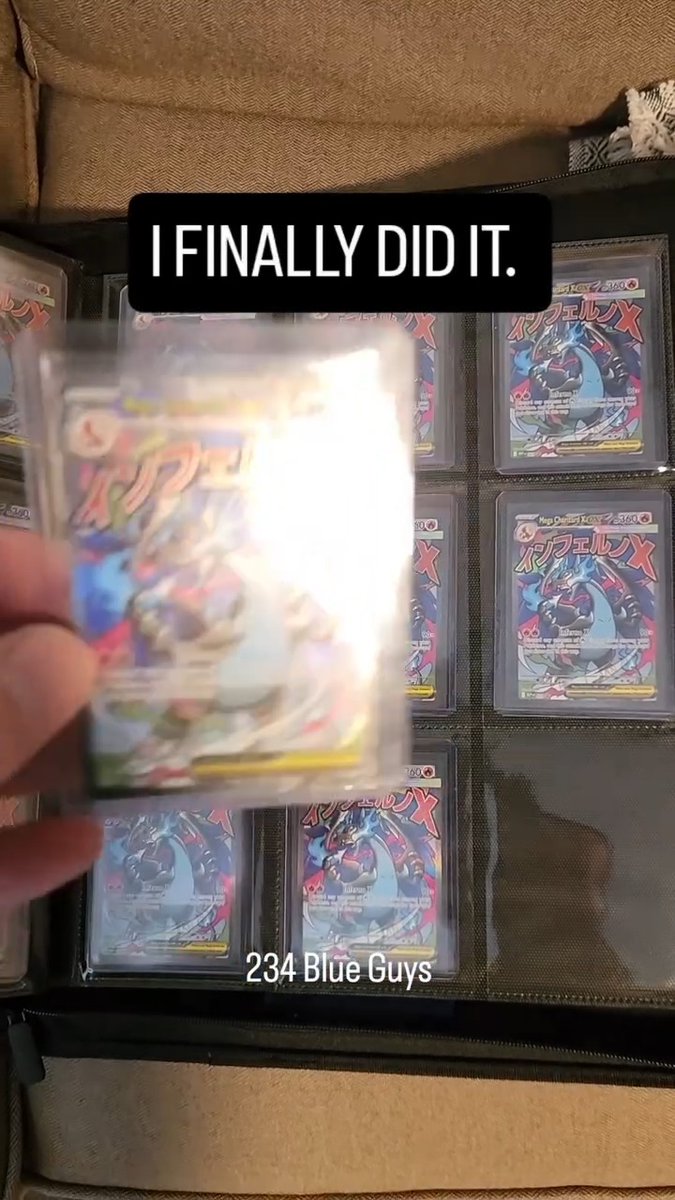 A ONE-OF-A-KIND BINDER 👀🔥 If you could only collect one card, what would it be? ⬇️ 🎥: @whitedogcards