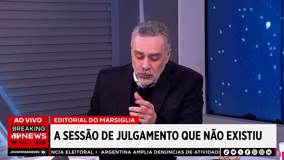 Marsiglia sobre sessão no STF: “Discutiu-se de tudo, menos o objeto de julgamento” 📺 Confira na JP News 👉 #OsPingosNosIs