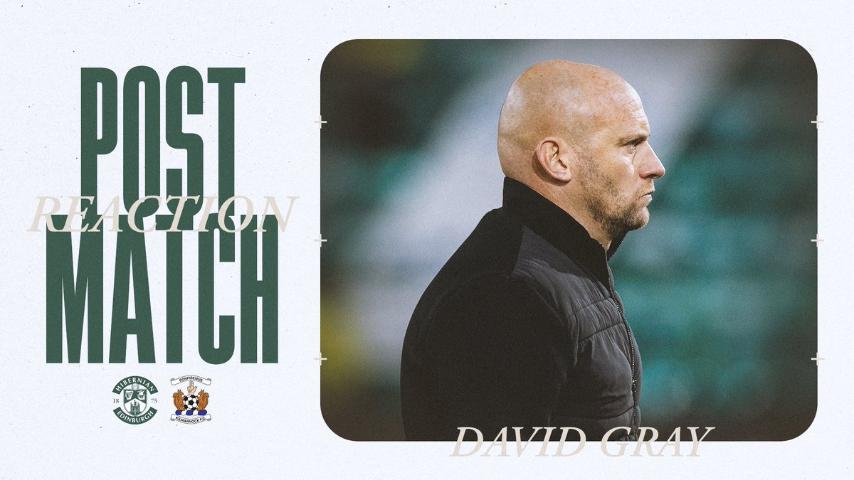 David Gray reflects on this evening's William Hill Premiership defeat at Easter Road ๐ฃ๏ธ