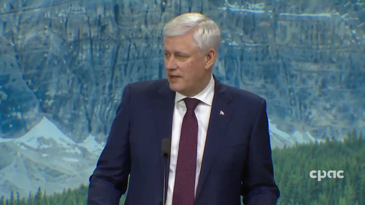 “The opportunity of becoming that global energy superpower is fortuitously offering itself to us once again,” says former PM Stephen Harper as he delivers closing address at the Canada Investment Summit. #cdnpoli