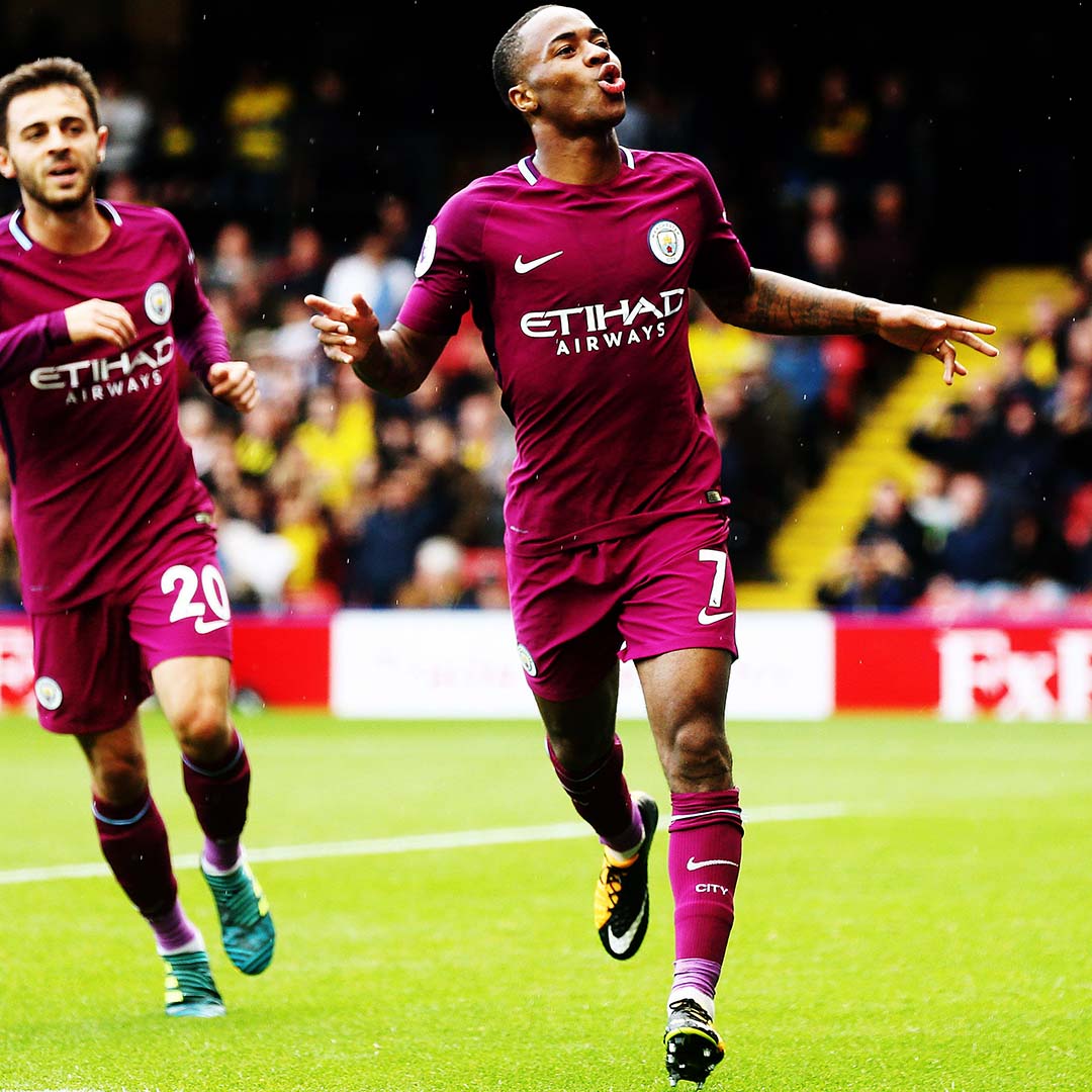 #OnThisDay: Watford 0-6 #ManCity [2017] ⚽️ [27', 31', 81'] Sergio Kun Aguero ⚽️ [37'] Gabriel Jesus ⚽️ [63'] Nicolas Otamendi ⚽️ [89' P] Raheem Raheem Sterling