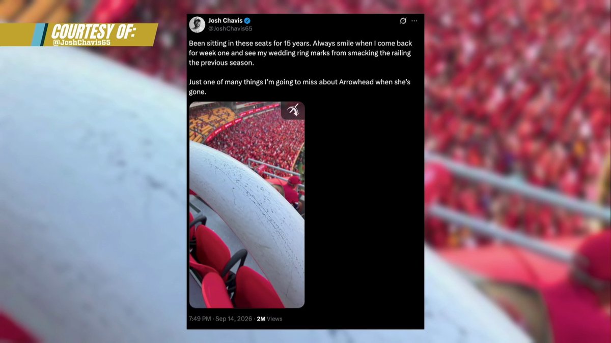 We loved the story Josh Chavis posted yesterday so much, we put it on our show today! Kansas City Chiefs how can we get this guy the railing?!
