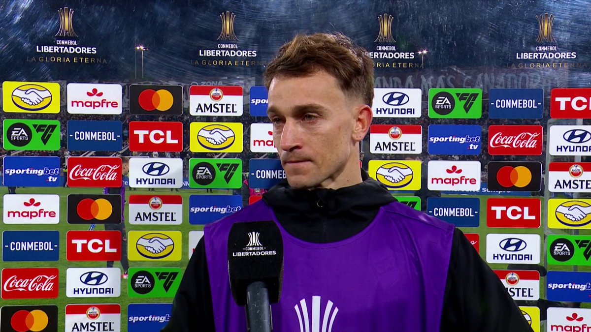 “TENÍAMOS UNA ILUSIÓN MUY GRANDE” Con lágrimas en los ojos, Guido Mainero habló luego de la eliminación de Platense ante Fluminense. CONMEBOL #Libertadores
