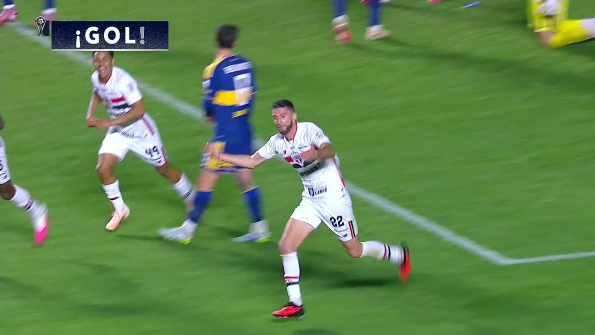 ¡HUBO SUSPENSO SOBRE EL FINAL! Domingos Duarte entró solo en el área y conectó gran cabezazo para marcar el descuento de San Pablo sobre el cierre del partido ante Boca.